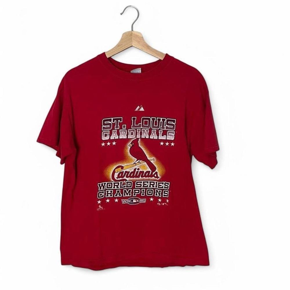 Majestic Red St. Louis Cardinals Champions Tee